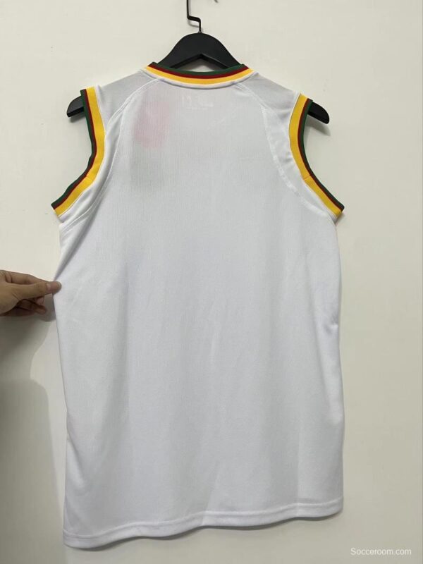 Retro 2002 Cameroon White Jersey - Image 7