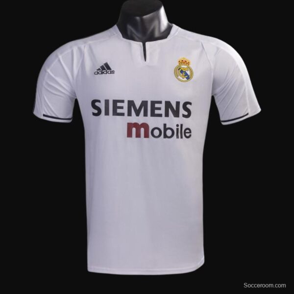 Retro 03/04 Real Madrid Home Jersey - Image 10