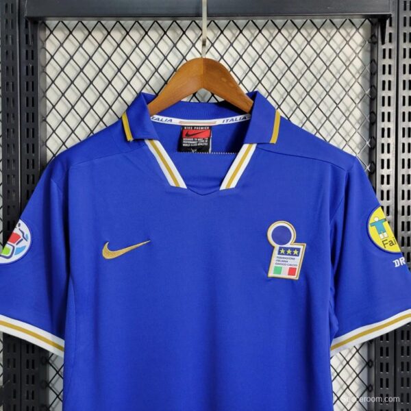 Retro Italy 1996 Home Jersey - Image 3