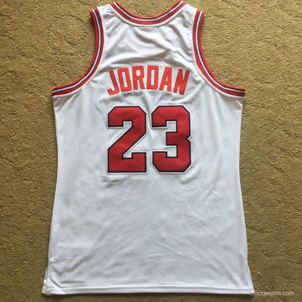 Men's Michael Jordan White Retro Classic Team Jersey - Image 5