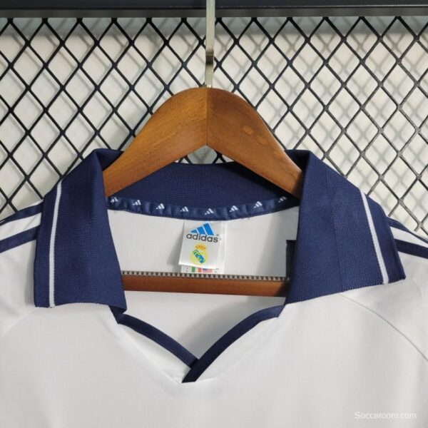 Retro 00-01 Real Madrid Home Jersey - Image 2