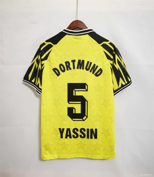 Retro 94/95 Borussia Dortmund Home Yellow Jersey - Image 4