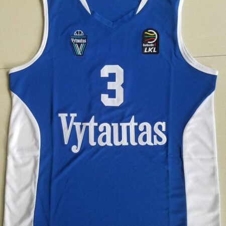 LiAngelo Ball 3 Lithuania Vytautas Blue Basketball Jersey