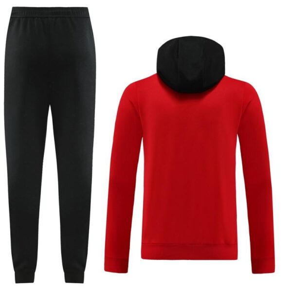 23/24 NIKE Black/Red Full Zipper Hooide Jacket+Pants - Image 20