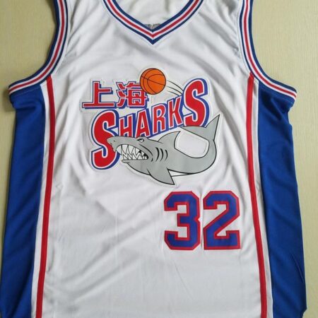 Jimmer Fredette 32 Shanghai Sharks White Basketball Jersey