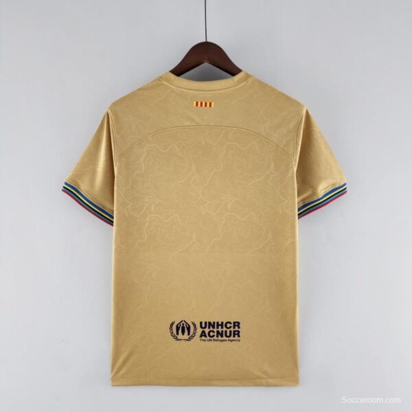 22/23 Barcelona Away Soccer Jersey - Image 2