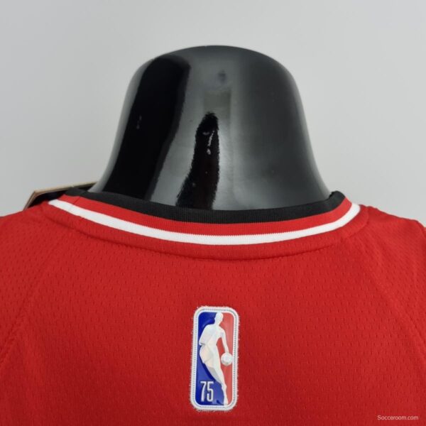 75th Anniversary 2022 Season Chicago Bulls CARUSO #6 City Edition Red NBA Jersey - Image 9