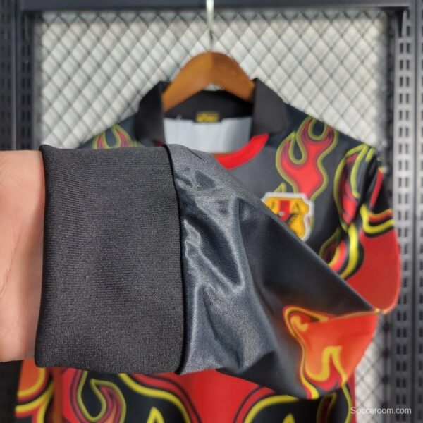 Retro 1998 Japan Goalkeeper Red Flame Jersey - Image 6