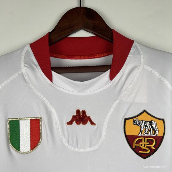 Retro 01/02 Roma Away Jersey - Image 8