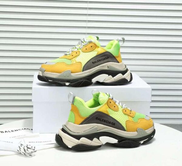 Men/Women Balenciaga Triple-S Sneaker Multi-Color Brown/Green Item 6380340 - Image 7