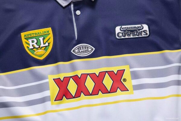 North Queensland Cowboys 1995 Retro Rugby Jersey - Image 4