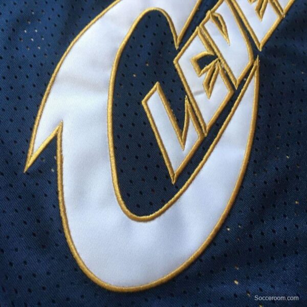 Men's LeBron James Navy Blue Retro Classic Team Jersey - Image 3