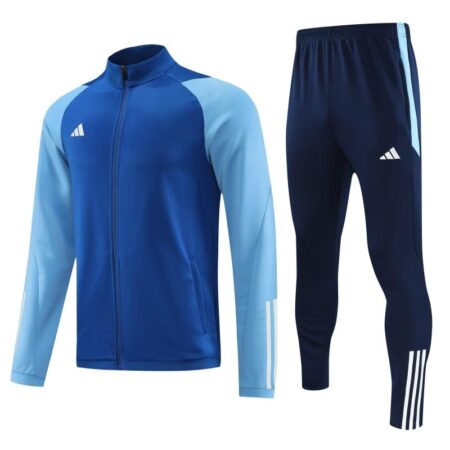 23/24 Adidas Blue Full Zipper Jacket+Pants
