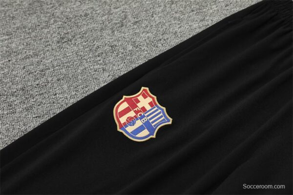 24/25 Barcelona Black Half Zipper Jacket+Long Pants - Image 6