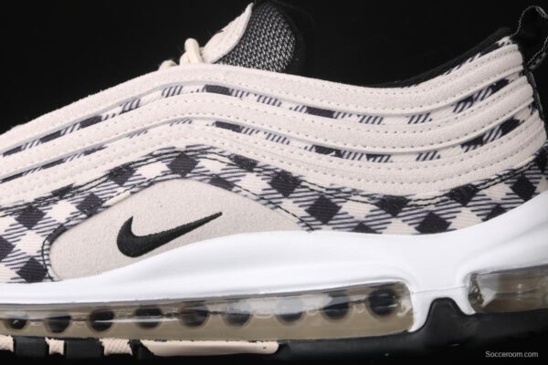 NIKE Air Max 97 Premium checkerboard retro bullet trend air cushion casual running shoes 312834-201 - Image 5