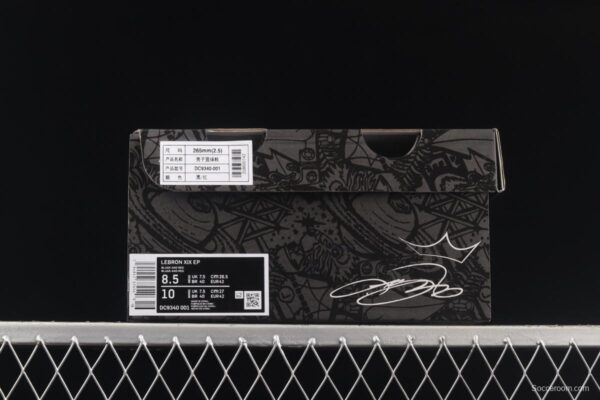 NIKE LeBron XIX EP James 19 generation black and red slam dunk actual basketball shoes DC9340-001 - Image 11