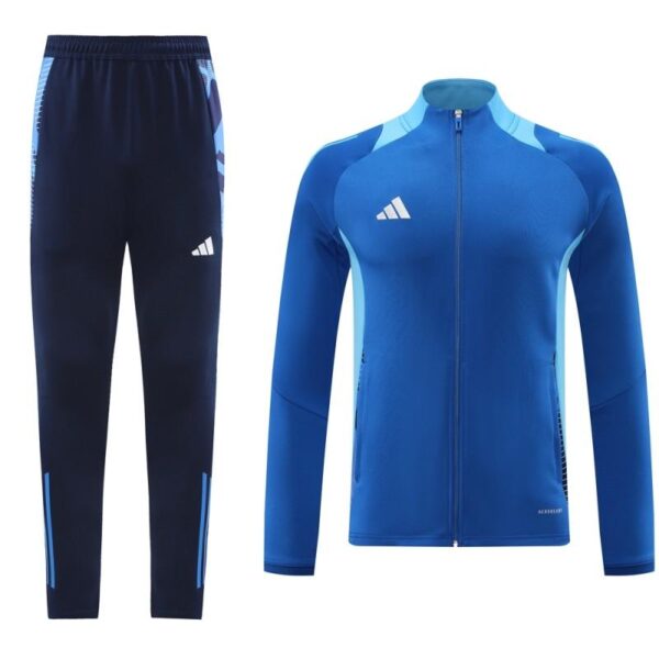 24/25 Adidas Blue Full Zipper Jacket +Long Pants - Image 20
