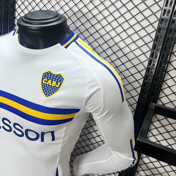 Player Version 24/25 Boca Juniors Away White Long Sleeve Jersey - Image 5