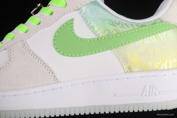 NIKE Air Force 1x 07 ESS video game 3D Apple green low-top casual board shoes DA8302-555 - Image 8