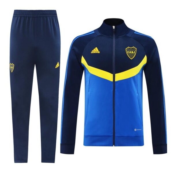 24/25 Boca Juniors Navy/Blue Full Zipper Jacket +Long Pants - Image 16