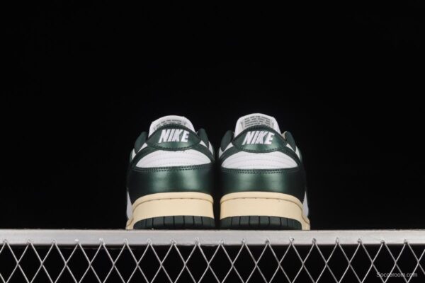 NIKE SB DUNK Low Vintage Green Navy Green Distressed SB Buckle Backboard Fashion Casual Sneakers DQ8580-100 - Image 14