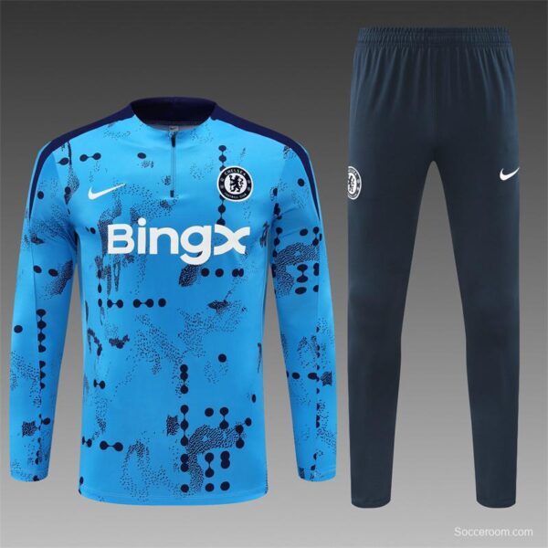 24/25 Chelsea Blue Half Zipper Jacket+Long Pants - Image 16