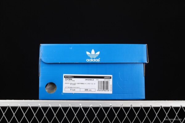 Adidas Originals Niteball FX7654 series street basketball shoes - Image 11
