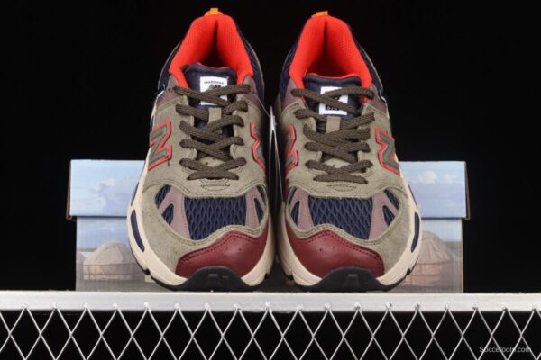 Salehe Bembury x New Balance 574 Yurt Versace director co-signed retro casual running shoes MS574YSB - Image 12