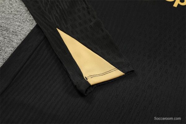 24/25 Barcelona Black Half Zipper Jacket+Long Pants - Image 11