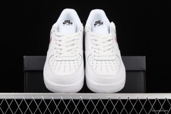 NIKE Air Force 1 Low Multi Swoosh all-white colorful low-top casual board shoes DM9096-100 - Image 12