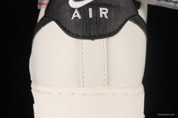 NIKE Air Force 1x 07 Low beige black color matching low-top casual board shoes MK9636-125 - Image 6
