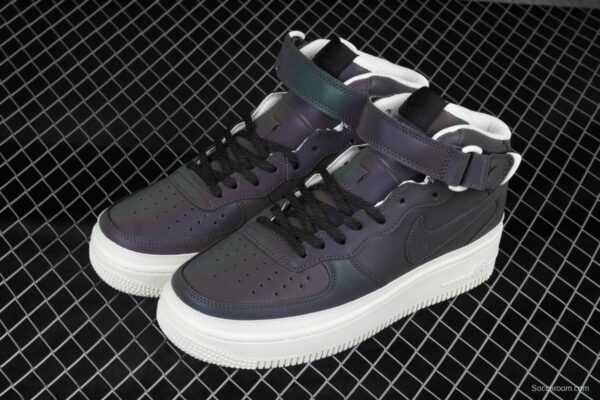 NIKE Air Force 1x 07 Mid chameleon medium top casual board shoes AT1118-600 - Image 6
