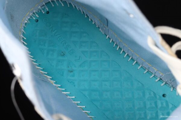 Converse Chuck 70 2021 new Samsung standard splicing color high upper canvas shoes 170838C - Image 4