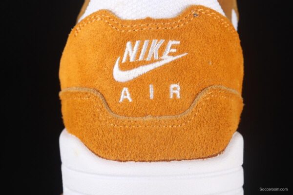 NIKE Air Max 1 yellow and white half-palm air cushion retro running shoes 908366-700 - Image 6