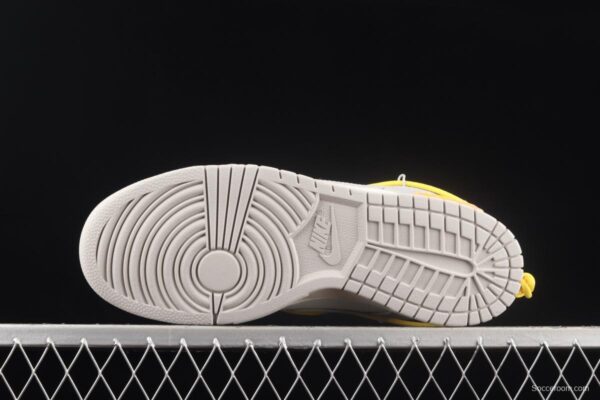 OFF-White x NIKE DUNK Low OW grey leisure sports skateboard shoes DM1602-103 - Image 14