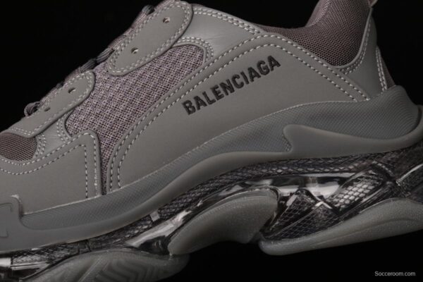 Balenciaga Triple S 3.0 three-generation retro casual running shoes full combination nitrogen crystal outsole A11801 - Image 7