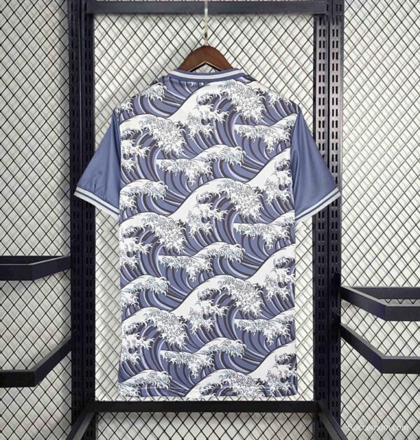 2024Japan Blue The Great Wave off Kanagawa Concept Training Jersey - Image 2
