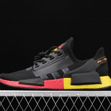 Adidas NMD R1 Boost V2 FX4149 second generation elastic knitted surface popcorn running shoes