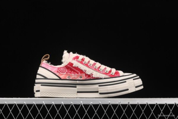 IMPACT x VESSEL G.O.P. LOW deconstructs overlapping thick-soled cork low-side high canvas vulcanized board shoes - Image 13