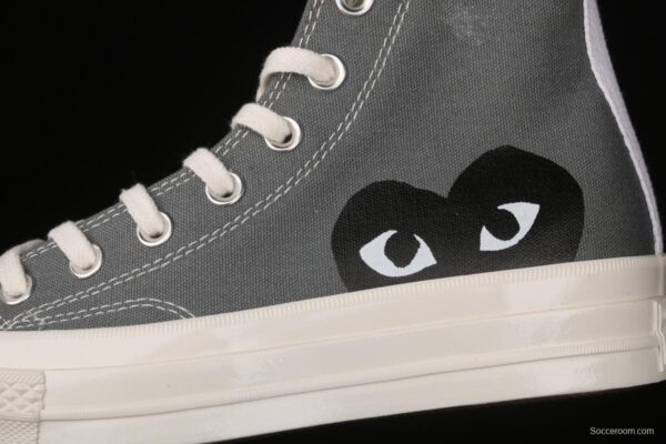 Converse x Cdg Comme des Gar ç ons Play 2021ss Love Co-named High-top Board shoes 171847C - Image 8
