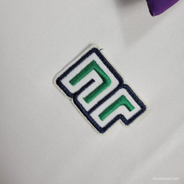 Retro 84/85 ACF Fiorentina Away White Jersey - Image 7