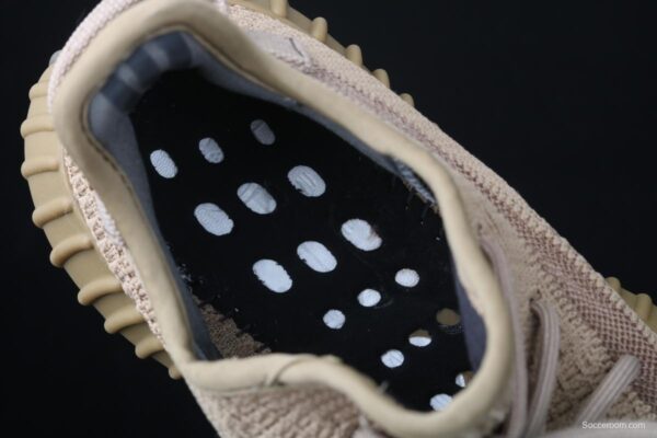 Adidas Yeezy Boost 350 V2 FX9033 das coconut 350 second generation hollowed-out sesame gray angel color - Image 4