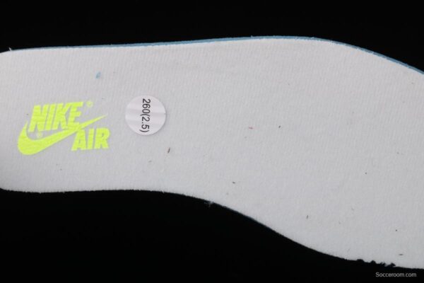 Air Jordan 1 Retro High OG fluorescent yellow toe 555088-118 - Image 3