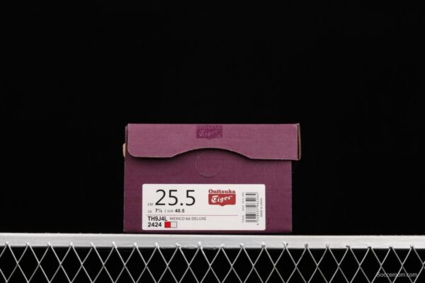 OnitsukaTiger Mexico 66 Deluxe head sheepskin casual running shoes TH9J4L-2424 - Image 9