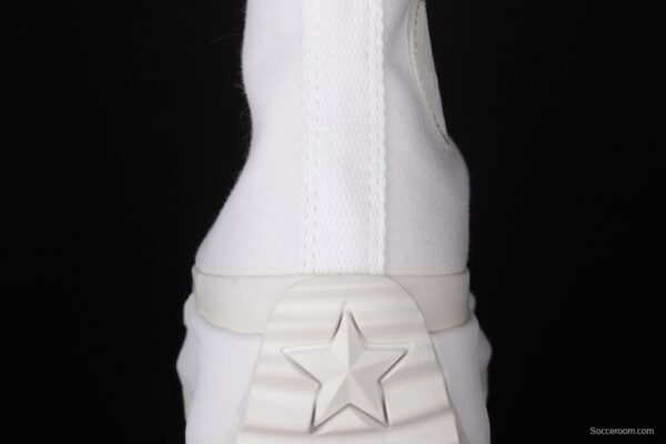 Converse Run Star Hike Converse cream rice rubber heightened thick soles shoes 170777C - Image 7