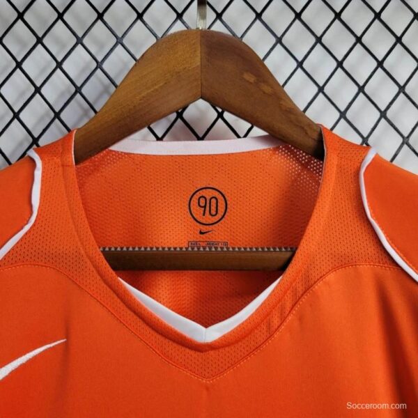 Retro 2004 Netherlands Home Jersey - Image 5