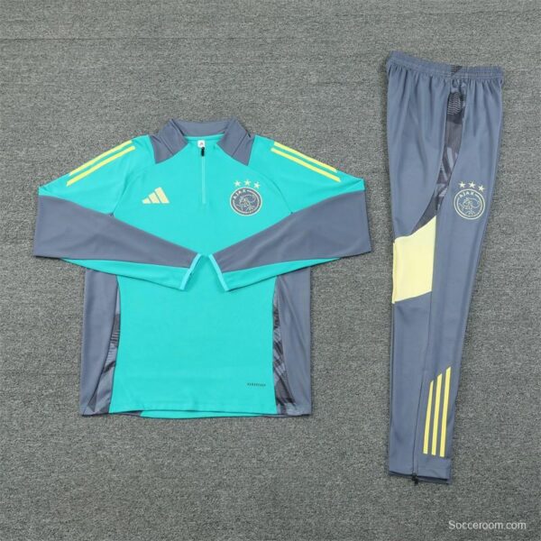 24/25 Ajax Green Half Zipper Jacket+Long Pants - Image 13