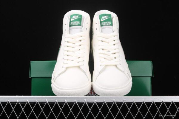 Stranger Things x NIKE Blazer Mid QS HH strange things co-name trailblazer casual board shoes CJ6101-001 - Image 11
