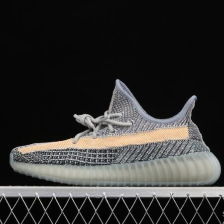 Adidas Yeezy 350 Boost V2 Ash Blue GY7657 Darth Coconut 350 second generation hollowed-out water wash tannin color BASF Boost original