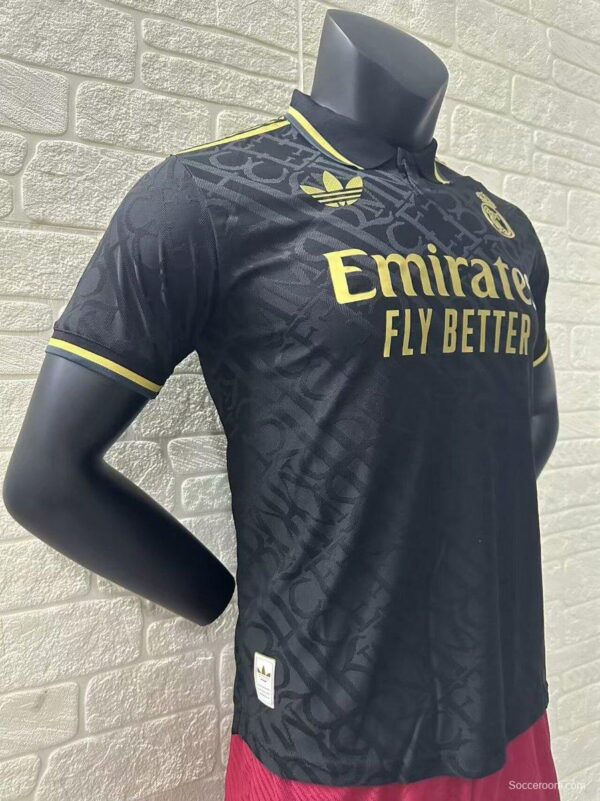 Player Version 24/25 Real Madrid Black Special Pre-Match Jersey - Image 8